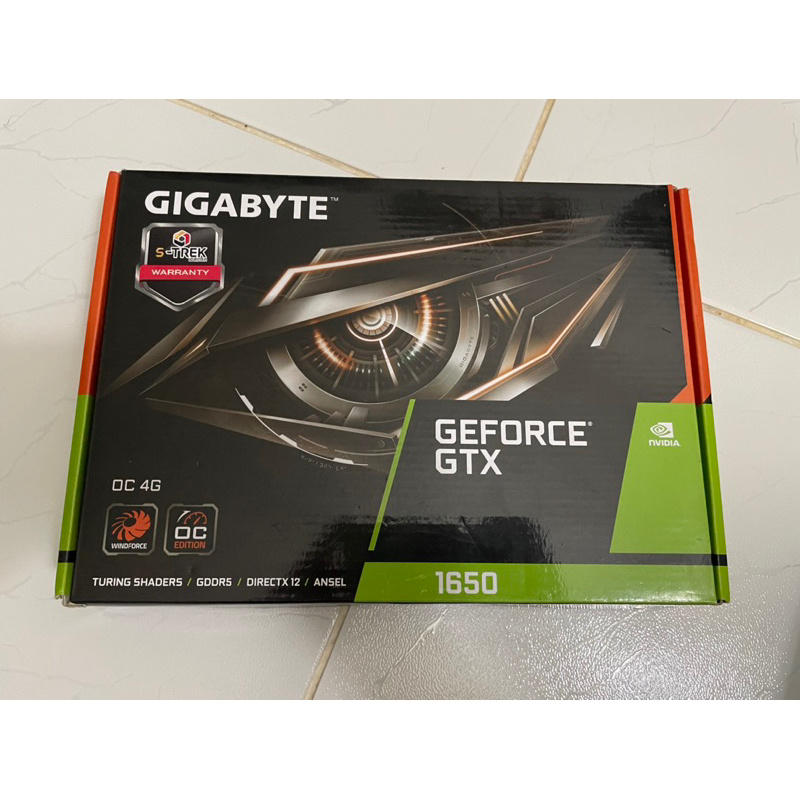 การ์ดจอ GIGABYTE GTX 1650 OC 4GB DDR5 มือสองใหม่มากครับ 95%