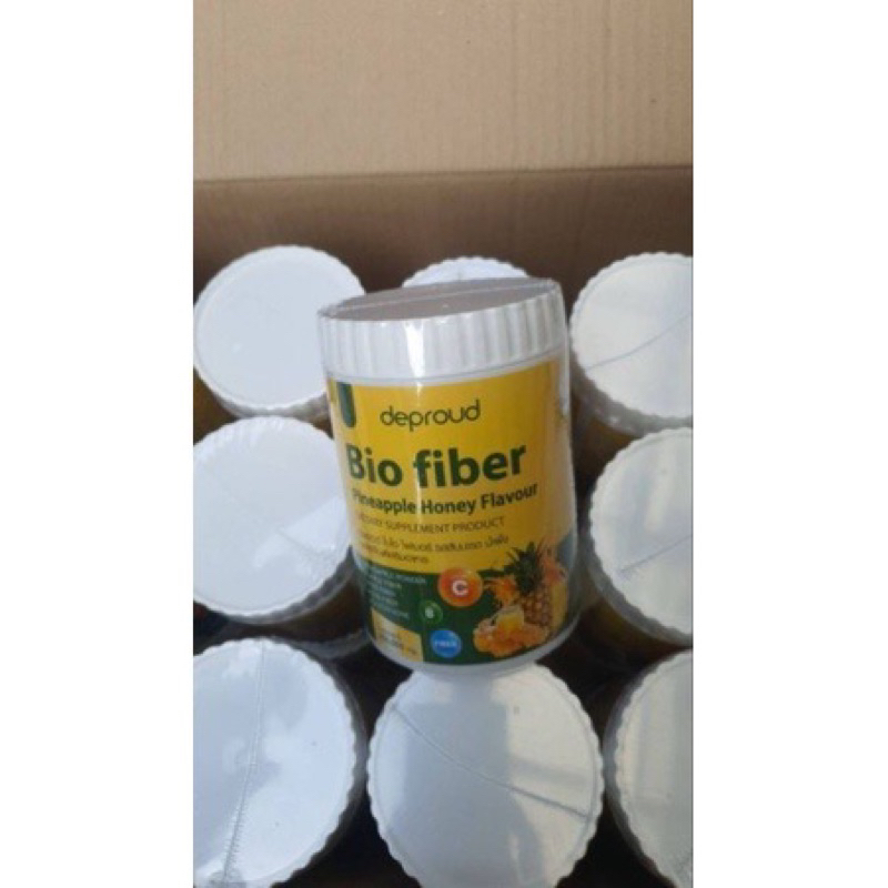 Deproud Bio Fiber ดีพราว ไบโอ ไฟเบอร์ สัปปะรดผสมกลูต้า ขนาด 250 กรัม