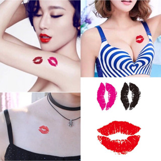 sticker tattoo kiss สติ๊กเกอร์แทททู รอยจูบ