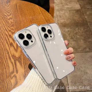 OO [หลังอะคริลิค] เคสใส สำหรับ iPhone case ไอโฟน TPU PC เคสกันกระแทก 17 Pro Max 16 15 plus 14 13 12 11 XS Max XR X 8 7