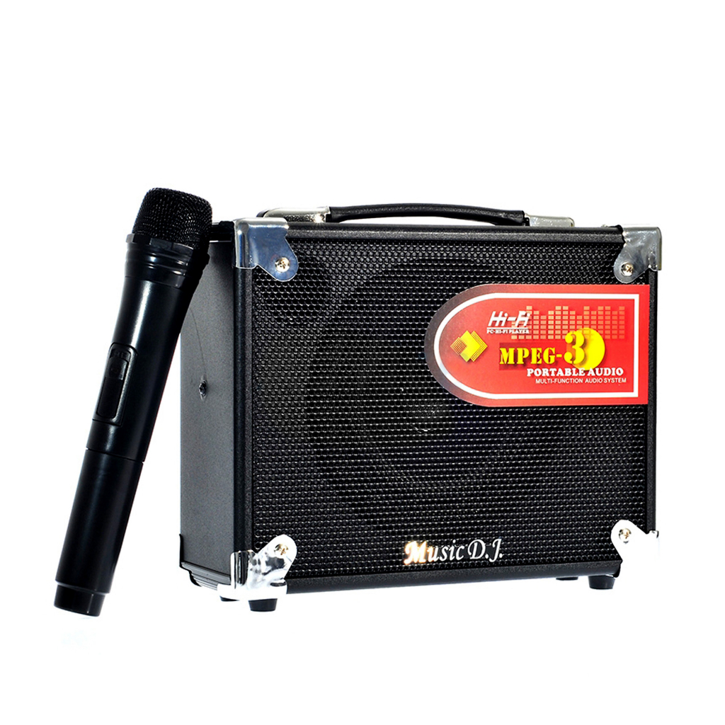 MUSIC D.J. รุ่น M-M16b ลำโพงบลูทูธพกพา รองรับ Bluetooth / USB / TF / MIC / FM ฟรี!!!ไมค์ลอย