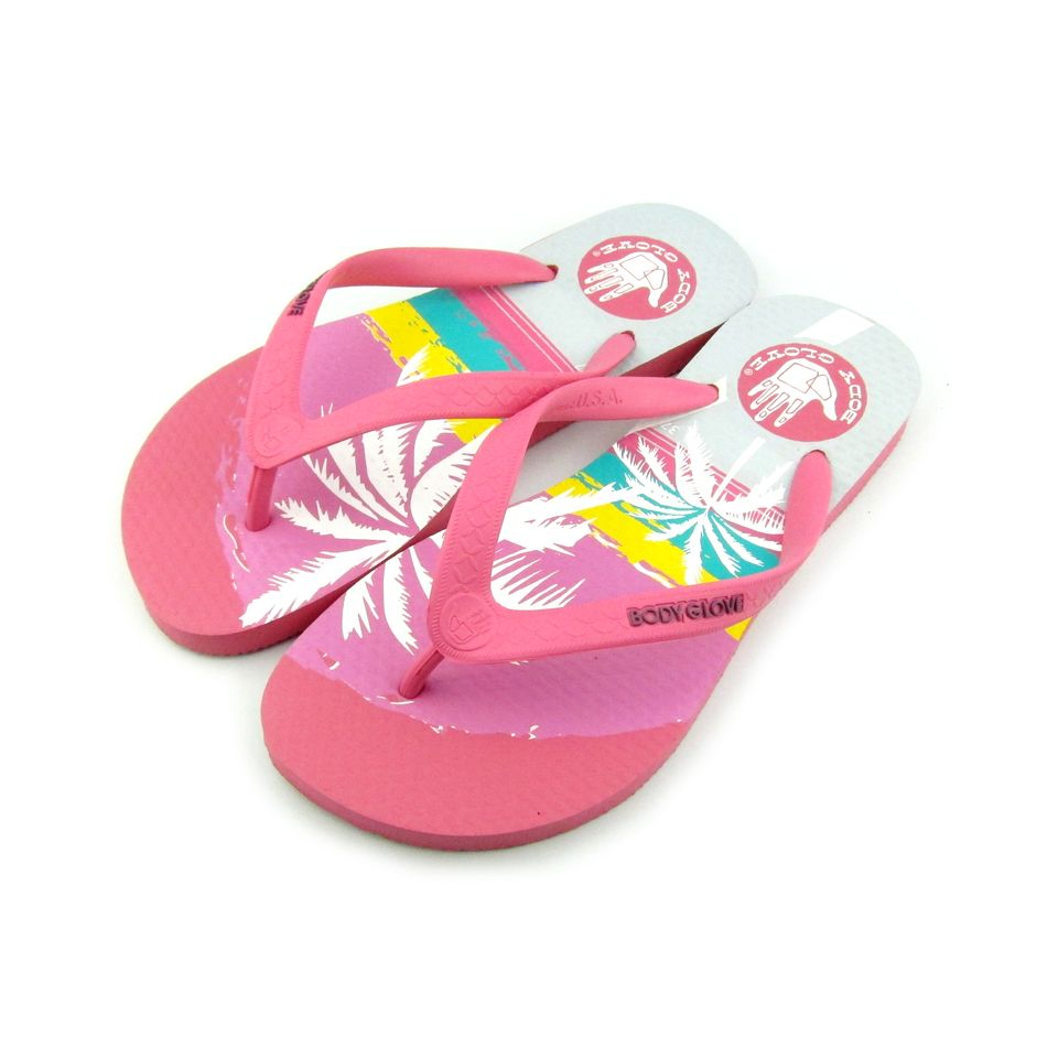 BODY GLOVE Beach - BGL002 Comfort Slides Pink รองเท้าแตะ บอดี้ โกลฟ ผู้หญิง แท้