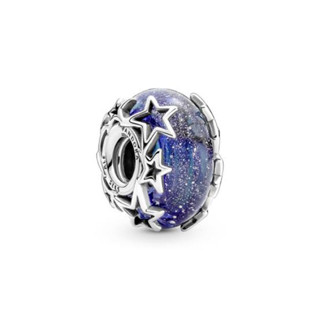 (พร้อมส่ง)Pandora Galaxy Murano Charm มูกาเเล็คซี่ ชาร์มPandoraของเเท้100%