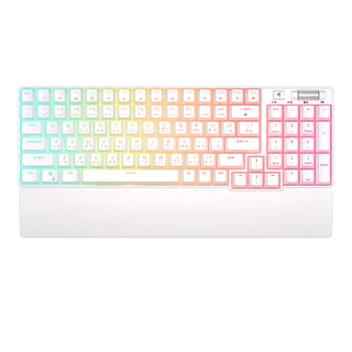 รอยัล Kludge RK96 ไร้สายบลูทู ธ คีย์บอร์ดเชิงกลสามโหมด RGB Hot Plug คีย์บอร์ดเกม