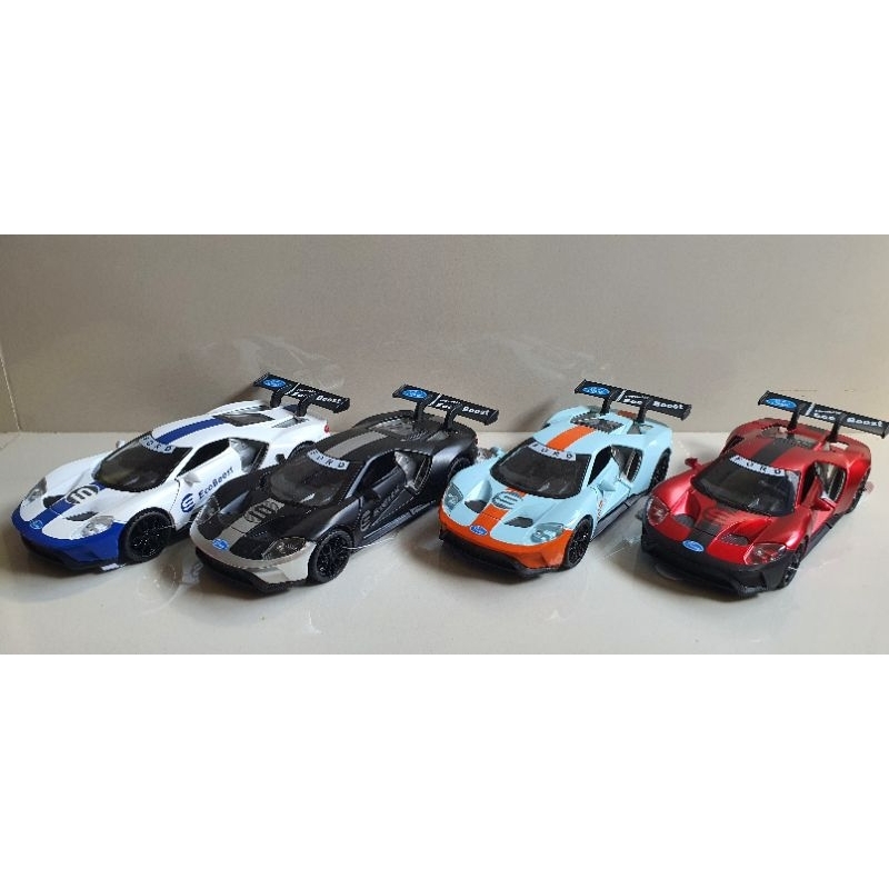 โมเดลรถเหล็ก Ford GT ขนาดประมาณ 15cm มีเสียง มีไฟ