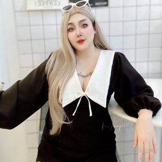 พร้อมส่ง ❤️ เดรสสาวอวบ  Plus-size  Bigsize มีไซส์ เสื้อผ้าสาวอวบ (พร้อมส่ง)