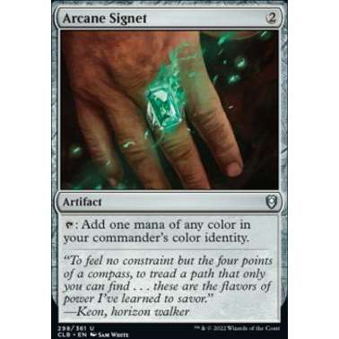 Arcane Signet การ์ด Magic The Gathering ของแท้ จากรุ่น Modern Horizons 3 Commander