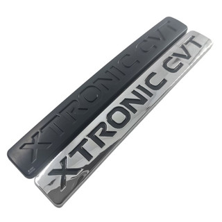 โลโก้เพจ เอ็กโทรนิค นิสสัน size 13.2 * 1.8 cm XTRONIC CVT Car Side Fender Rear Trunk Emblem Badge Nissan teana tiida