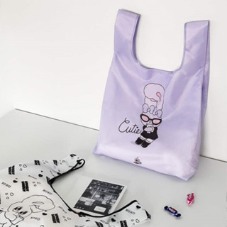 ( พร้อมส่ง ) Estherbunny Shopping Bag กระเป๋าผ้าพับเก็บได้