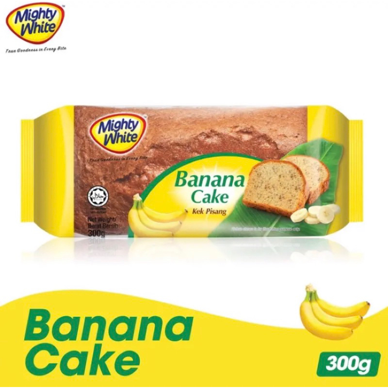 เค้กกล้วยหอมจากแบรนด์ดังในมาเลเซีย Mighty White 300g