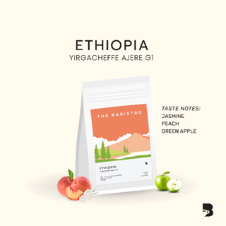 เมล็ดกาแฟ คั่วอ่อน - Ethiopia Yirgacheffe Ajere G1