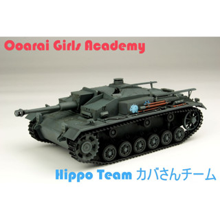 รูปลอกน้ำ DECAL สเกล 1/35 GIRLS UND PANZER Oarai Girls Academy Hippo Team