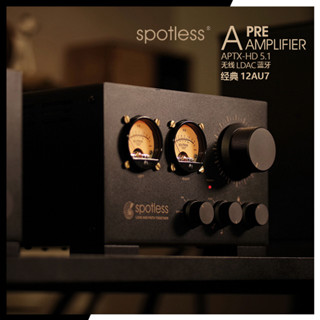 ปรีแอมป์หลอด | spotless - A | Vacuum Tube 12AU7 x 3 Pre-Amplifier DAC-ESS9018 (โปรดเช็คสต๊อก)