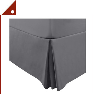 Utopia : UTPUB0239* ชายผ้าคลุมเตียง Bedding Bed Skirt Queen Size, Grey