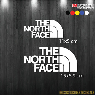 สติกเกอร์The North Face แคมป์ปิ้ง แต่งรถยนต์ มอเตอร์ไซค์ laptop computer งานตัดสะท้อนแสง3M