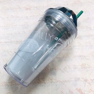 Starbucks Thailand : Frappuccino Cold Cup Silver Lid Tumbler 16oz