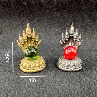 พญานาค 7 เศียร เสริมฮวงจุ้ย มีลูกแก้วให้เลือก10สี