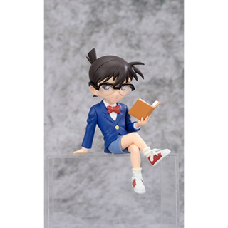 Detective Conan Figure แบบนั่งอ่านหนังสือ เฉพาะตัวฟิกเกอร์ขนาด 10 x 5 ซม. * ของใหม่ มีตำหนิที่กล่อง