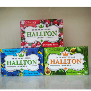 Hallton soap สบู่น้ำหอมฮอลล์ตัน ขนาด 130 กรัม มี 3 สูตรให้เลือก