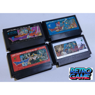 ตลับแท้ Famicom เกมส์ Dragon Quest ใช้ได้ปกติ เซฟได้ ราคาถูก