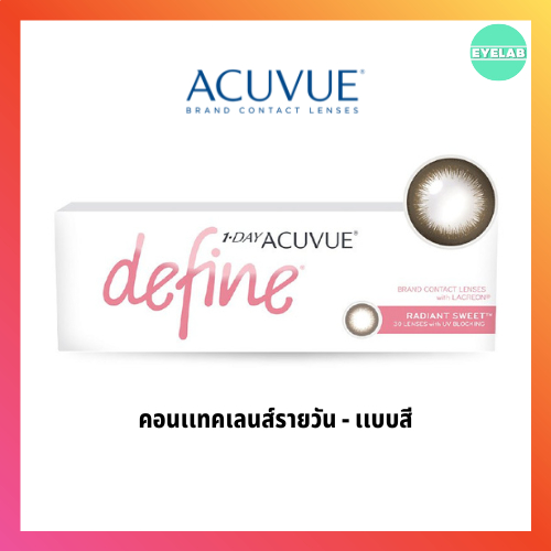 1-DAY ACUVUE DEFINE WITH LACREON RADIANT SWEET