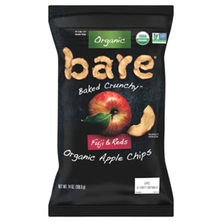 Bare Organic Apple Chips Fuji &amp; Reds 14oz (396.9g)💚พร้อมส่ง💜