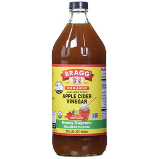 bragg apple cider vinegar honey cayenne