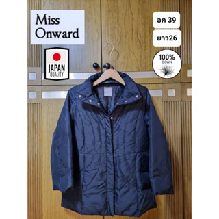 เสื้อกันหนาว เสื้อขนเป็ด เสื้อกันหนาวขนเป็ด แบรนด์ Miss Onward จากญี่ปุ่น