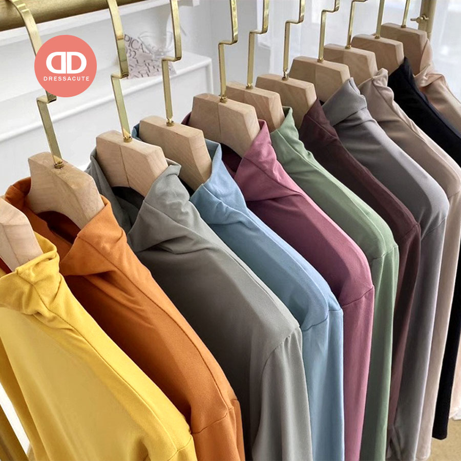 𝐍𝐞𝐰 𝐀𝐫𝐫𝐢𝐯𝐚𝐥 9325 เสื้อคอเต่ากันหนาวแขนยาว ผ้านิ่มสีพื้น