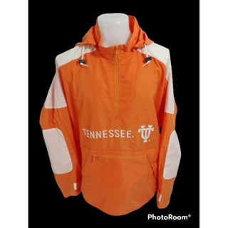 เสื้อแจ็คเก็ตผ้าร่มฮู้ดแบรนด์(พับเก็บในตัว)TEAM TENNESSEE By PHENOM Size XXL มือ2