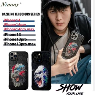 Nimmy แท้ Dazzing Series เคสหนังงานปัก3D รุ่นไอโฟน14