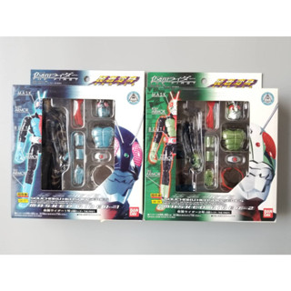 [SUPER RARE] BANDAI 2006 : SOUCHAKU HENSHIN SERIES CHOGOKIN MASKED RIDER THE FIRST [V1 &amp; V2] สินค้าเกราะเหล็ก ของใหม่