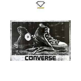 💎Intelligent | โปสเตอร์ CONVERSE ALL STAR | ขนาด 23.5x34.5 นิ้ว | x 1 แผ่น คอนเวิร์ส โปสเตอร์ภาพวาด โปสเตอร์แบรนด์