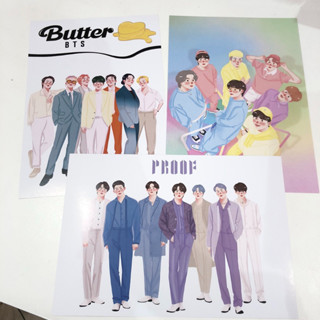 Poster BTS Us,Ourselves Festa Proof Butter โปสเตอร์ บีทีเอส บังทัน by MOMMYJIMINN