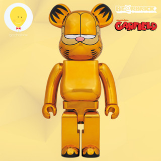 gachabox Bearbrick Garfield Chrome 1000% - แบร์บริค ของแท้ พร้อมส่ง Be@rbrick ฟิกเกอร์ Medicom Toy