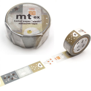 mt masking tape autumn and winter motif (MTEX1P213) / เทปตกแต่งวาชิ ลายสิ่งของในฤดูใบไม้ร่วงและฤดูหนาว แบรนด์ KAMOI