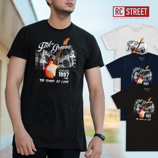 RED CHANNEL เสื้อยืด FEEL THE GROOVE (FTG - 100% COTTON)