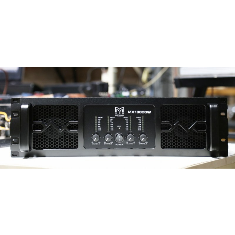 (รุ่นนิยม) กำลังวัตต์จัดเต็ม MARTIN MX18000W 4 แชลแนล รูปหล่อ หม้อแปลงใหญ่ อะไหล่ข้างในดีเยี่ยม รับป