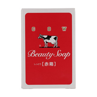 Cow Brand Beauty Soap Moisture(Red Box) 100 G. / คาว แบรนด์ สบู่ก้อน บิวตี้ โซป มอยส์เจอร์ (สีแดง) 100 ก.