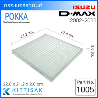 กรองแอร์  ISUZU รุ่น D-Max 2003-2011, Chevrolet Corolado ปี 2002-2011, NISSAN march