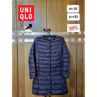 เสื้อกันหนาว เสื้อขนเป็ด เสื้อกันหนาวขนเป็ด แบรนด์ Uniqlo ของแท้ มือ2