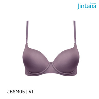 Jintana เสื้อชั้นใน (เสริมโครง) รุ่น Smoothie2 รหัส JBSM05 สีม่วง