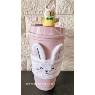 2023 Stabucks​ Thailand​ Year of Rabbit + Japan Reusable cup with Sleeve and Stopper