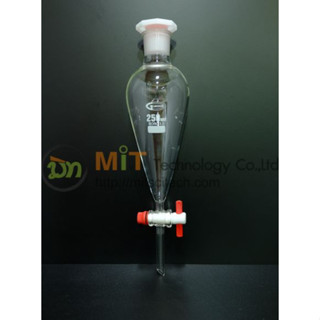 149.202 Separating Funnel w/ PTFE Key 100ML 250ML 500ML 1000ML 2000ML (GLASSCO)