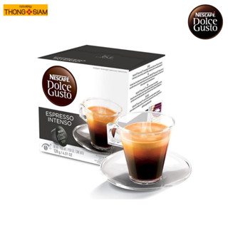 Nescafe Dolce Gusto Espresso Intenso แคปซูลกาแฟ 1 กล่อง/16 แคปซูล เอสเพรสโซ่ อินเทนโช่ (DG Espresso Intenso)BBE:03/2024
