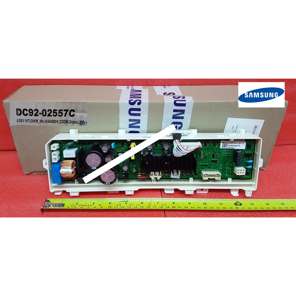 อะไหล่แท้ศูนย์/เมนบอร์ดประกบคู่เครื่องซักผ้าซัมซุง/DC92-02557C/SAMSUNG/ASSY PCB MAIN/รุ่น WA14R6380B