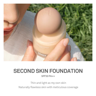 hince Second Skin Foundation (4 shades) | hince Official Store l ฟาวเดชั่น รองพื้น เครื่องสำอาง ปกปิดได้ดีเรียบเนียน