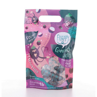 Frappy Gummy แฟรปปี้ กัมมี่ รสมังคุด ผสมคอลลาเจน Plus Collagen - Mangosteen Flavored (96 g)