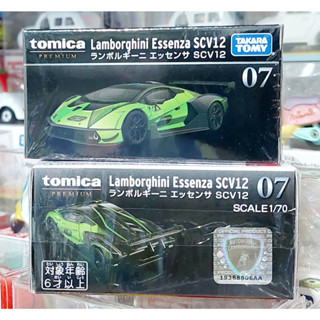 sh โมเดลรถโทมิก้าขนาดเล็ก Tomica Premium ❄️ No.07 Lamborghini Essenza SCV12 Scale 1/70 แลมโบกินี่ แอดเซนซ่า ใหม่กล่องสวย