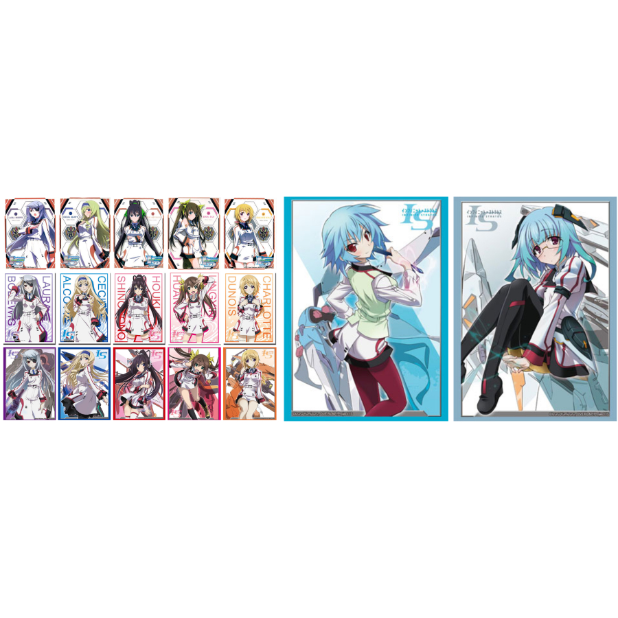 Bushiroad Sleeve Infinite Stratos : Laura Bodewig, Cecilia Alcott, Houki Shinonono, Huang Lingyin, C